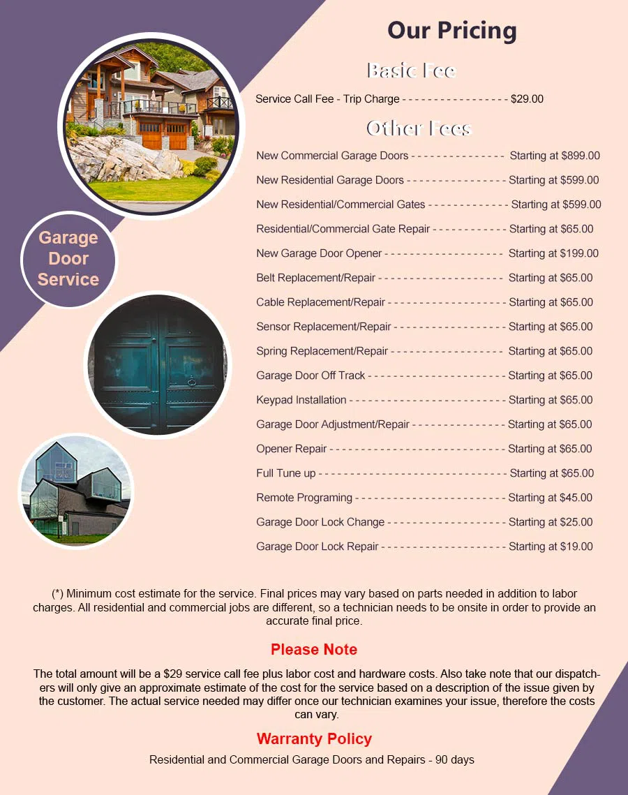 Community Garage Door Service Palmetto Bay, FL 786-375-8215